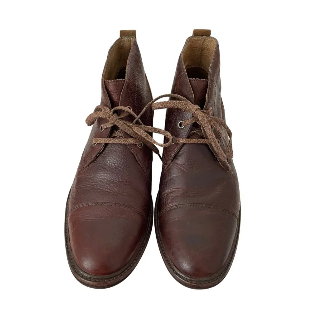 Ugg Glen Chukka Boots Size 10 Mens Brown Leather Lace Up Shoes
